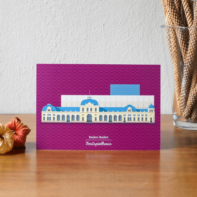 Postkarte "Festspielhaus, Baden-Baden"