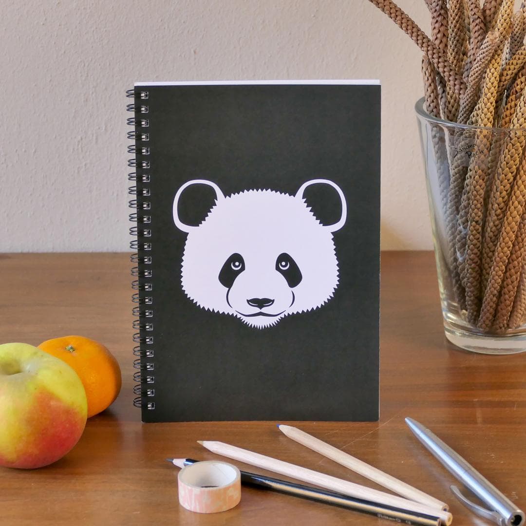 Spiralblock "Pummeliger Panda"